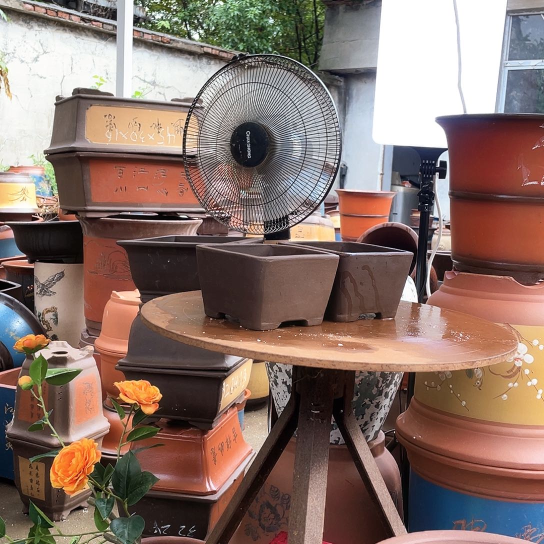 13+13四方花盆紫砂花盆