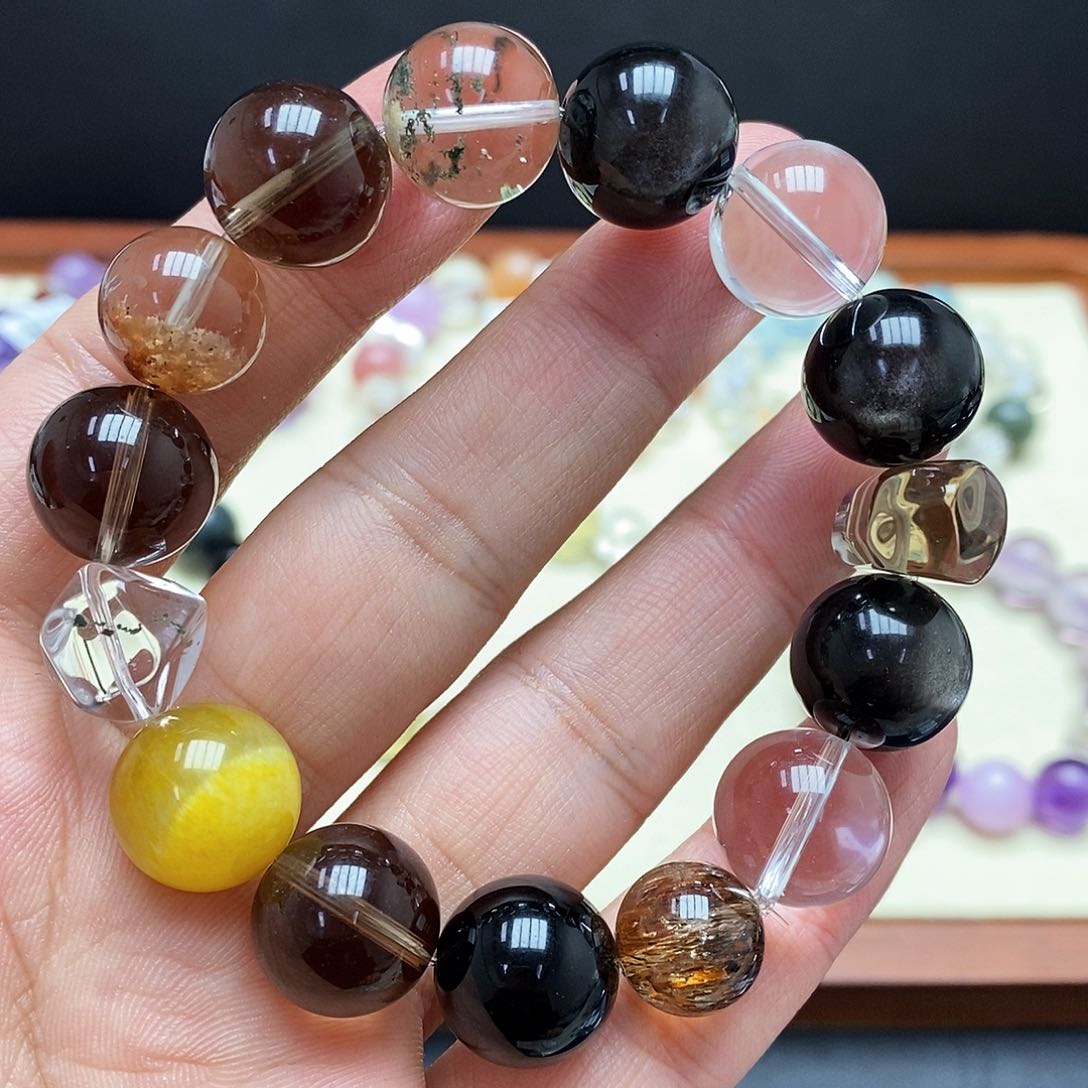 水晶手串未镶嵌水晶