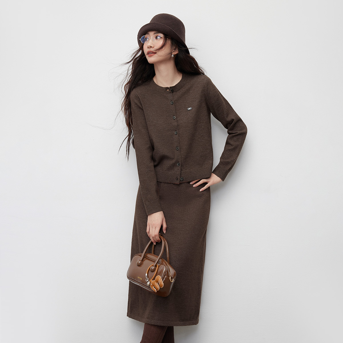 【林一专属】朗文斯汀法式优雅高级感针织衫DTYZ5509A07015