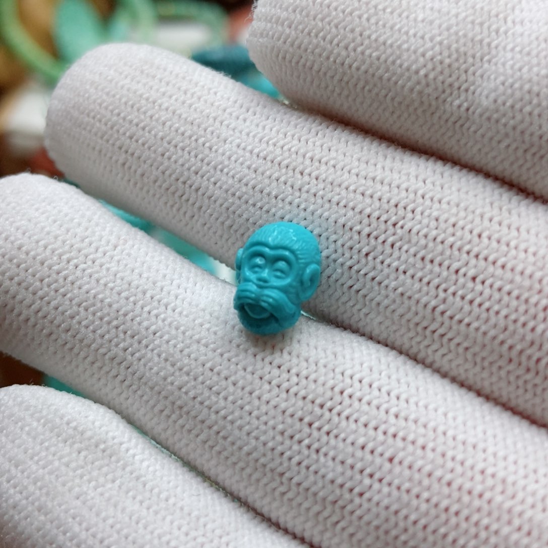 绿松石珠子未镶嵌