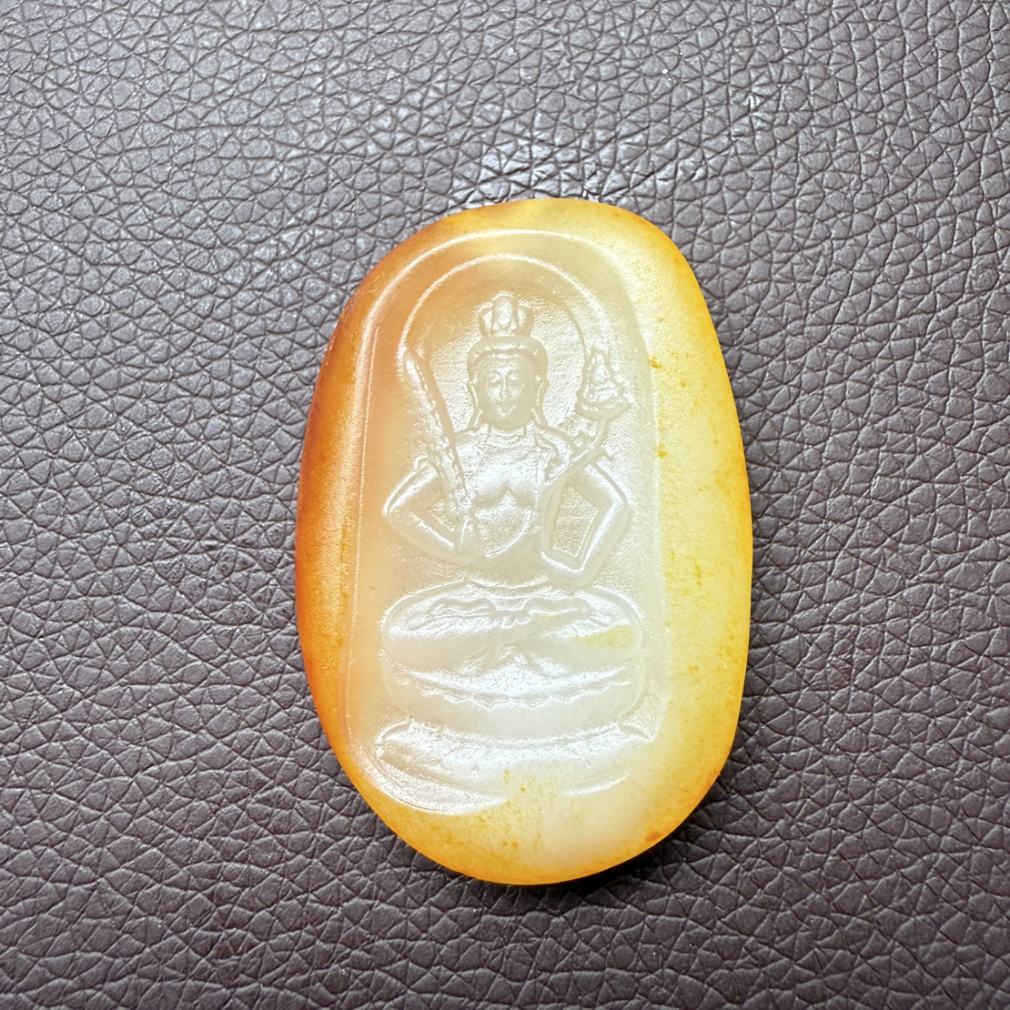 虚空藏菩萨 牛虎守护神挂件