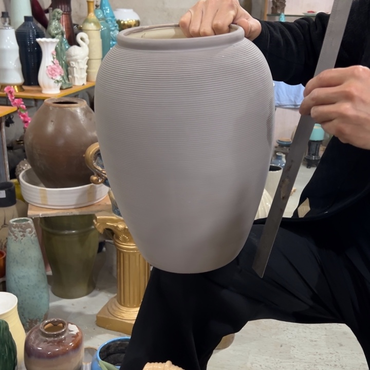 摆件高度35厘米口径16厘米微瑕捡漏