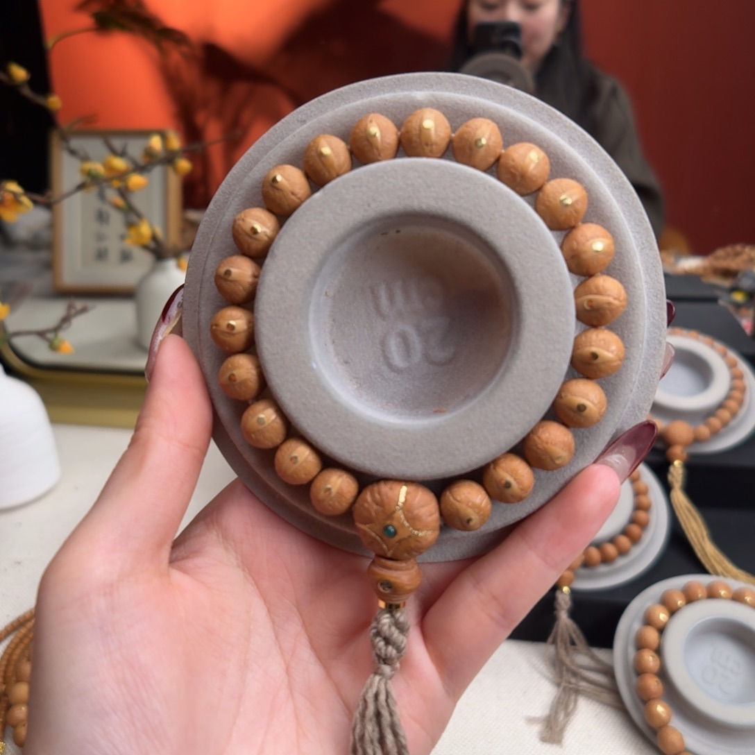 凤眼菩提手串没*恼11mm铁籽单圈铜钉新籽