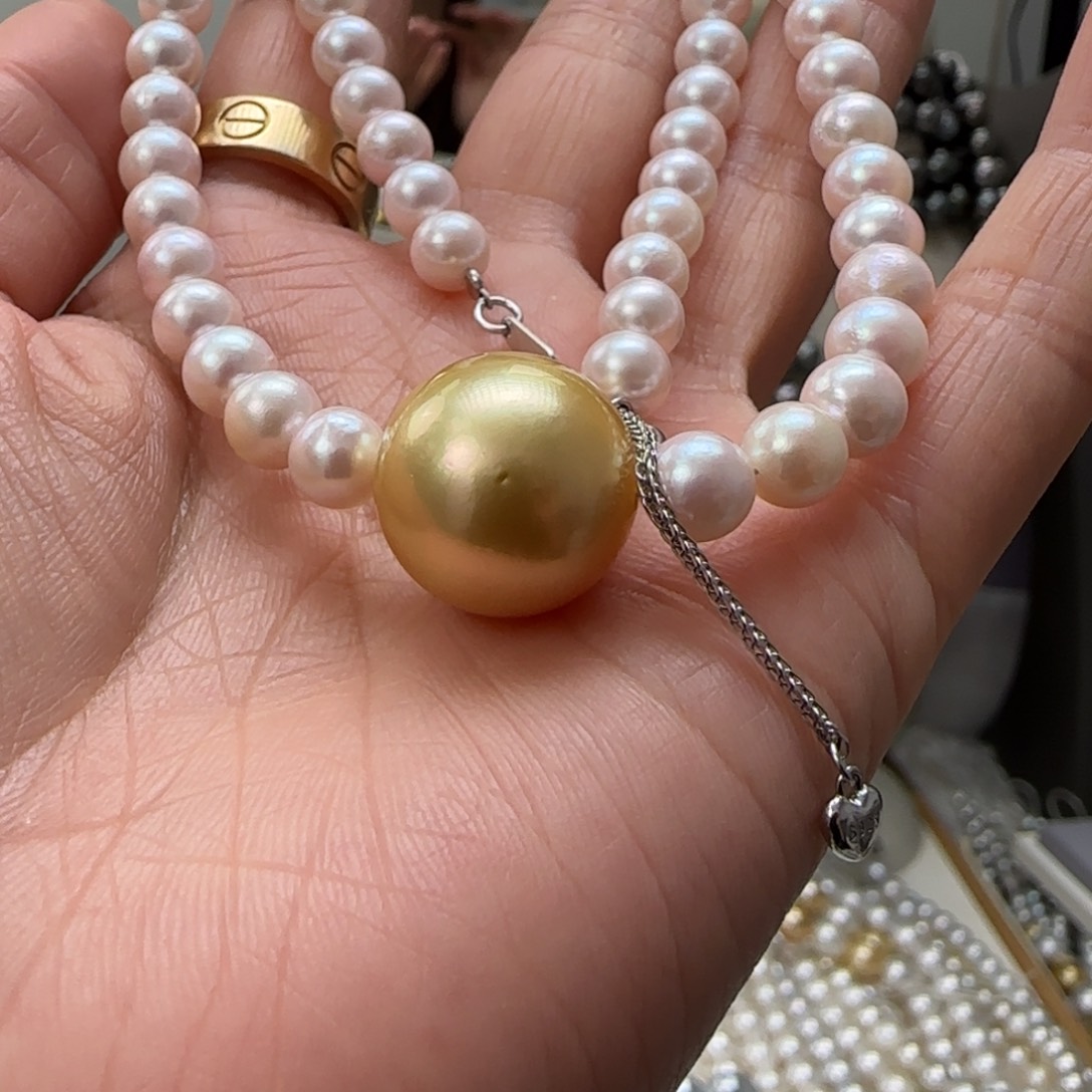 海水珍珠颈饰未镶嵌