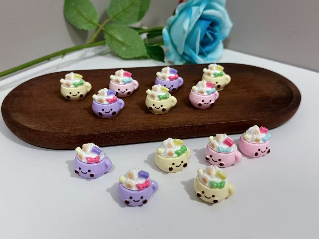 定制 jc 棉花糖冰淇淋 树脂配件