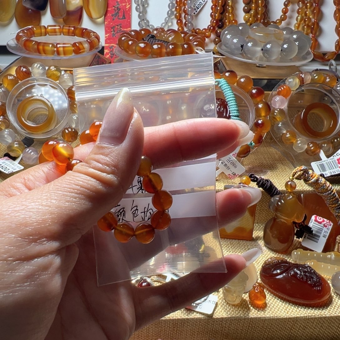 冬***锋玛瑙/玉髓合金颈饰1