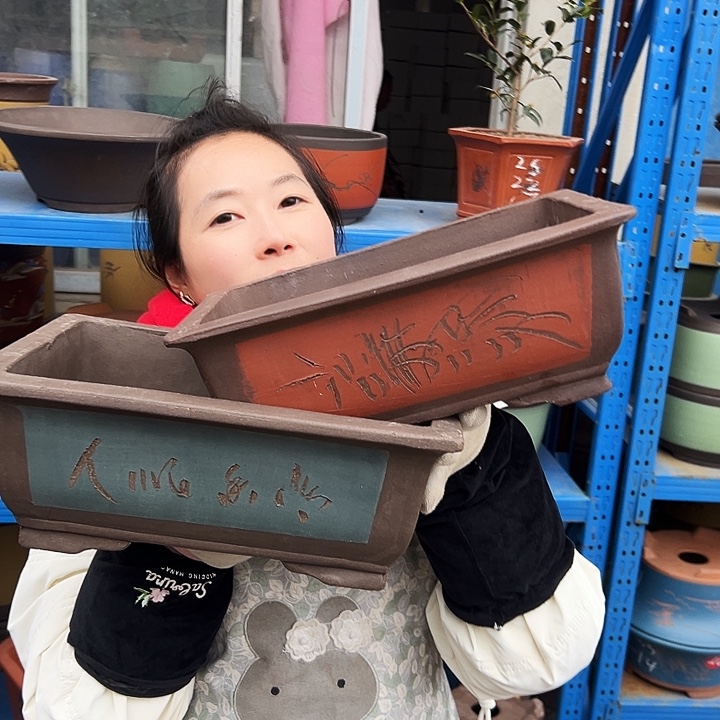 31红马槽+32蓝马槽花盆花盆花盆