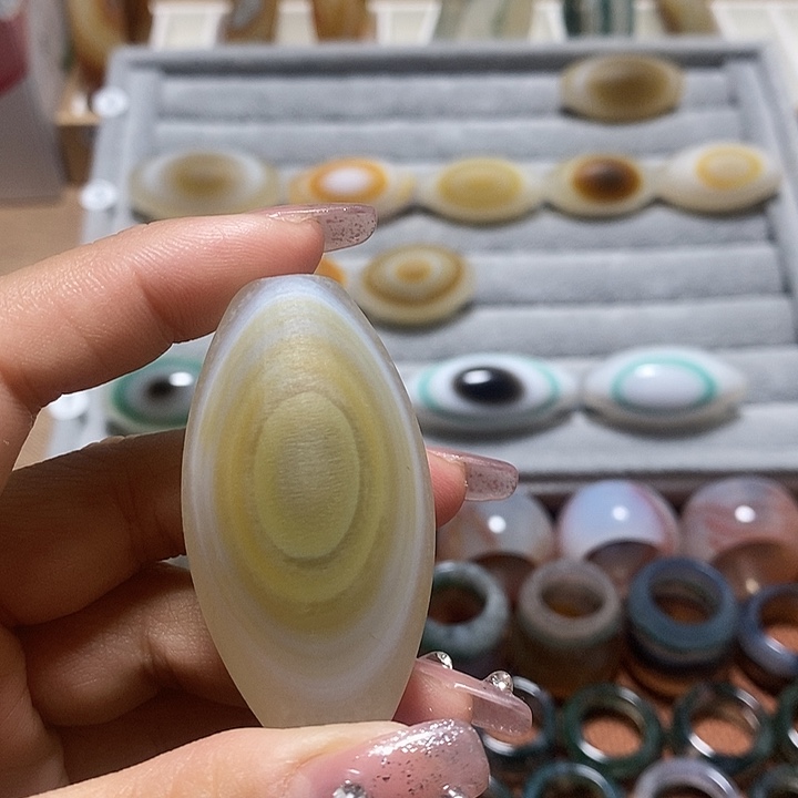 玛瑙/玉髓未镶嵌戒指