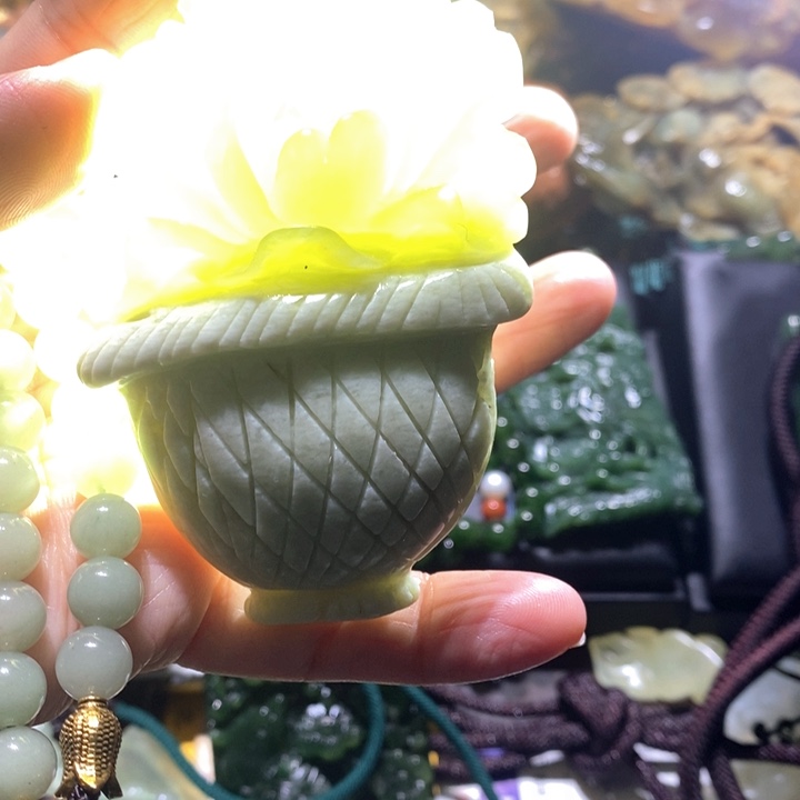 岫玉毛衣链未镶嵌