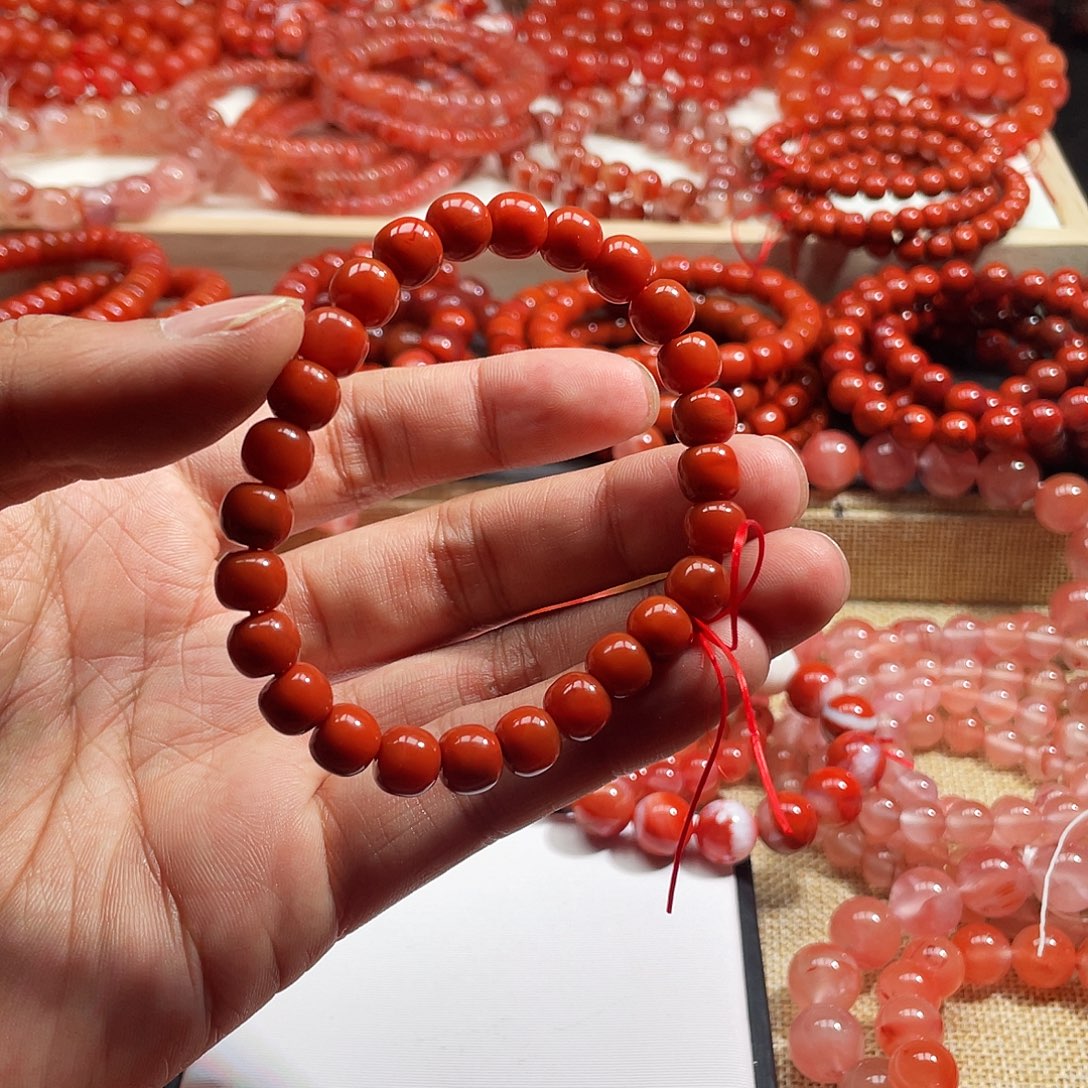 飘***然手链未镶嵌南红玛瑙