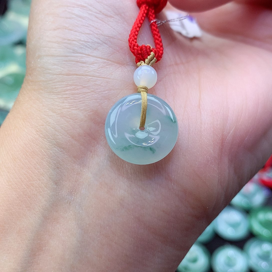 翡翠颈饰未镶嵌4尺寸15.7-4.9