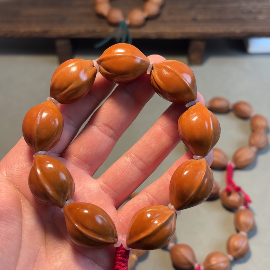 橄榄核手串/手链梅林铁核手串20×28抛光款