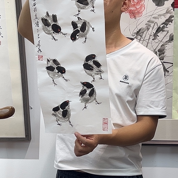 书法以文会友吴老师