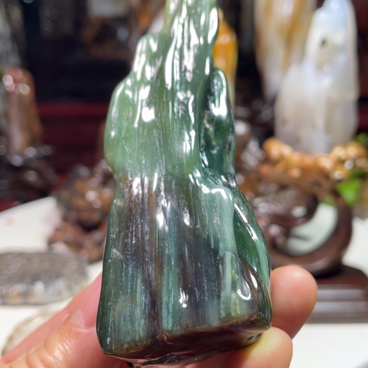 d***y石材家居摆件硅化木