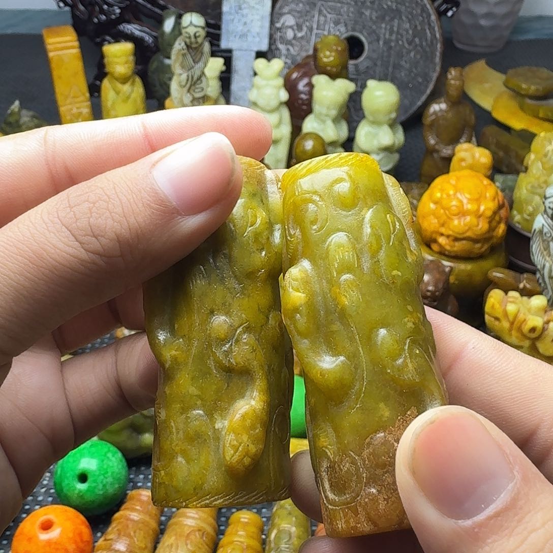 白玉菩提吊坠。。。