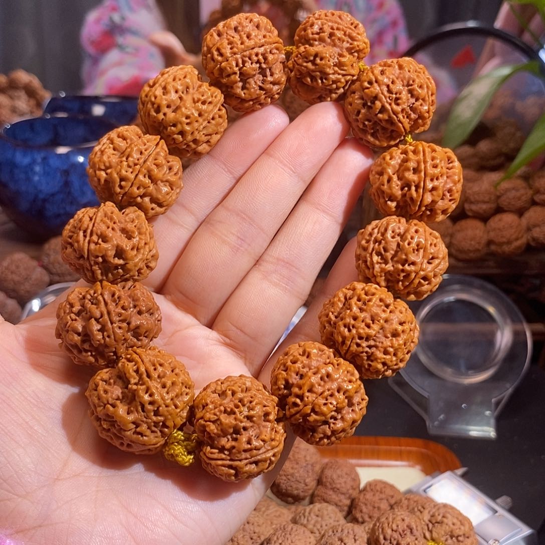 金刚菩提手串蜂窝双龙26mm