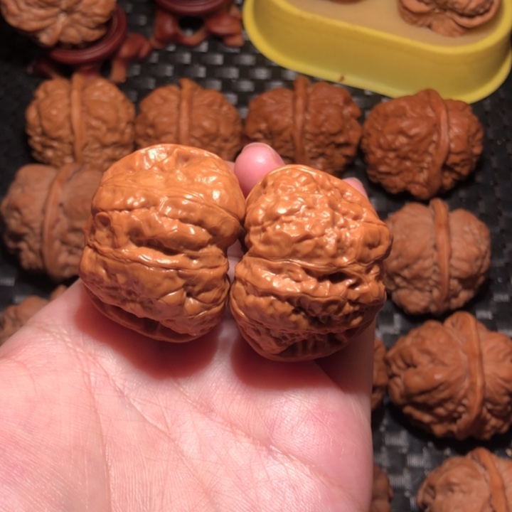 把件文玩核桃40蛙饼