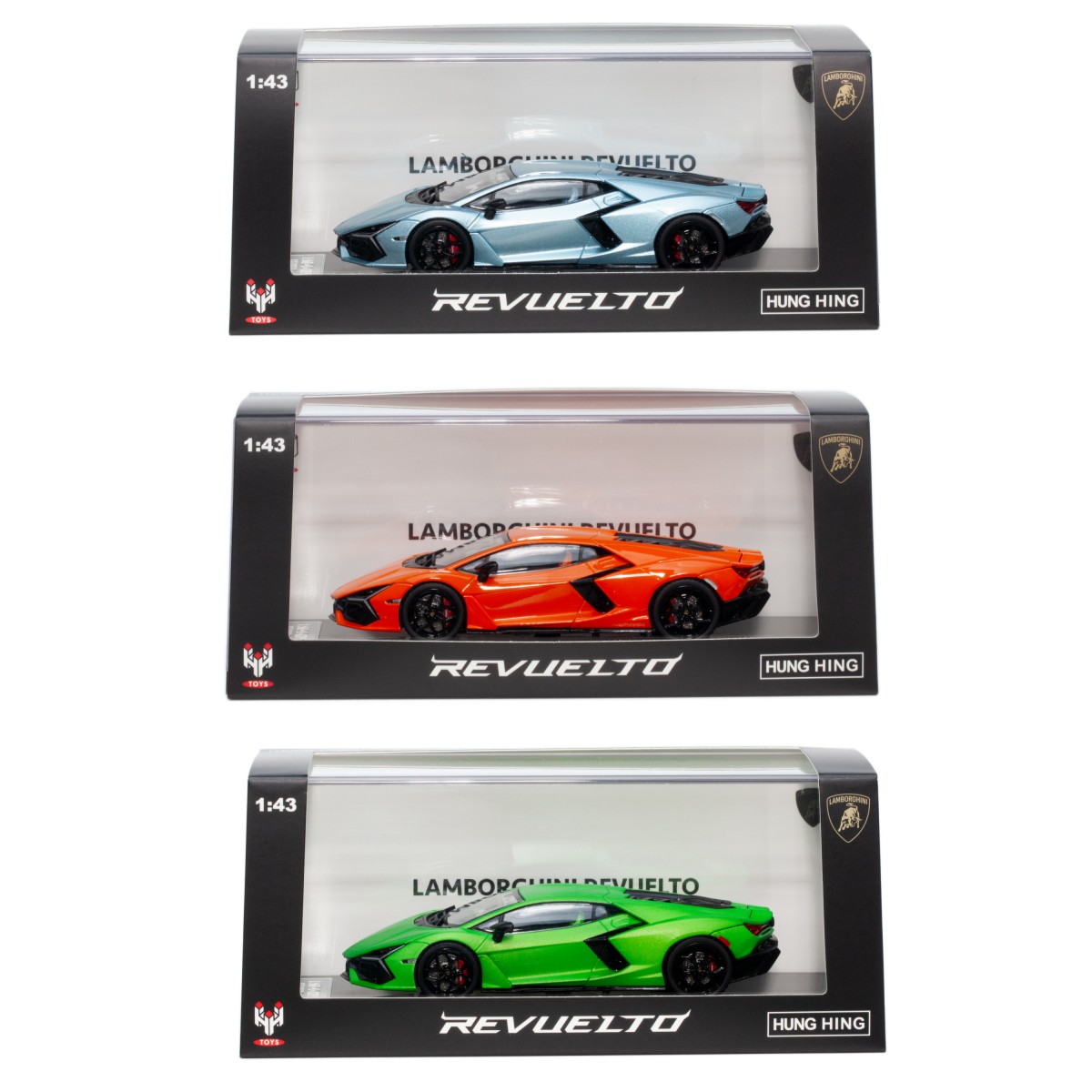 【预售】鸿兴 1:43 LAMBORGHINI Revuelto 合金汽车模型