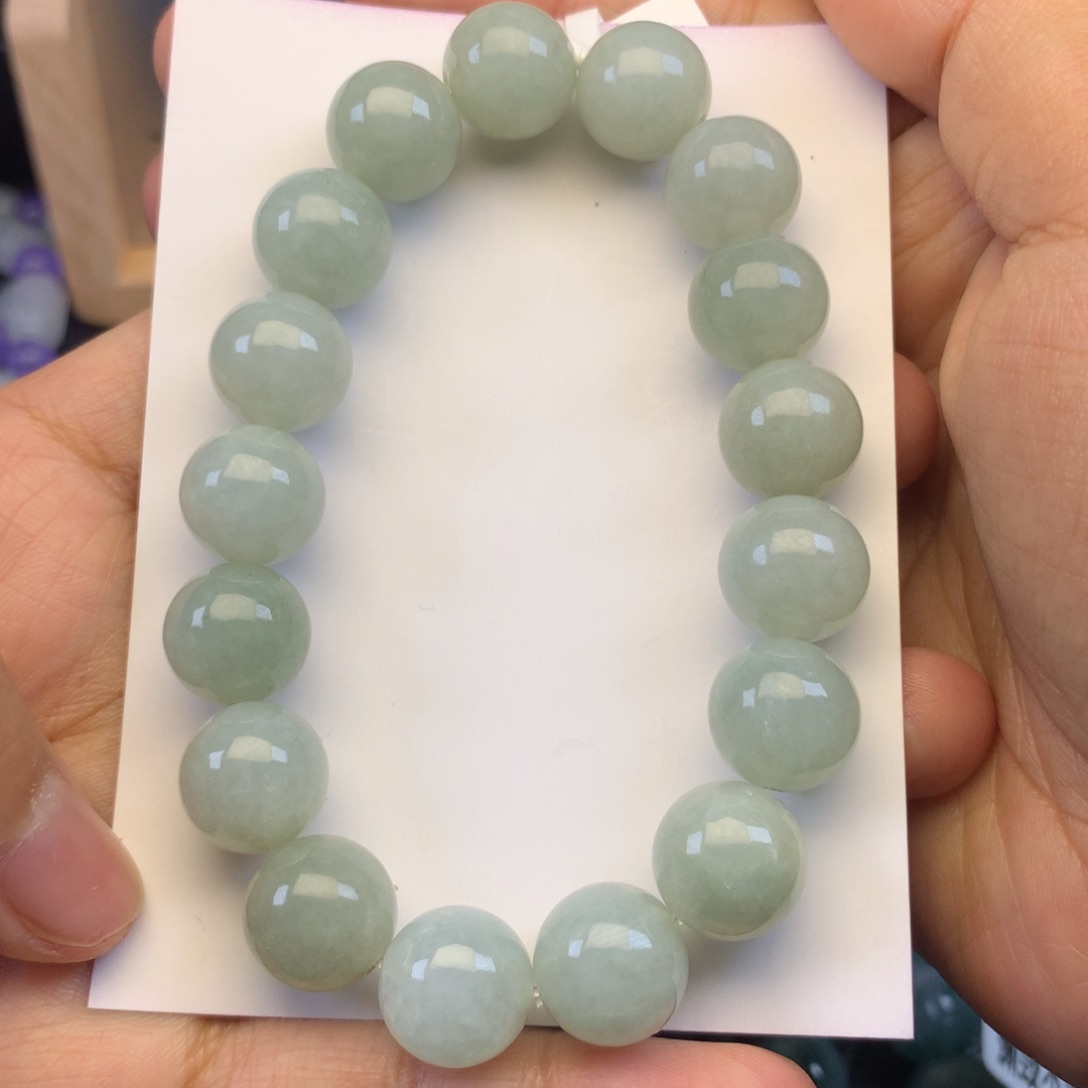 翡翠颈饰未镶嵌天然缅甸翡翠