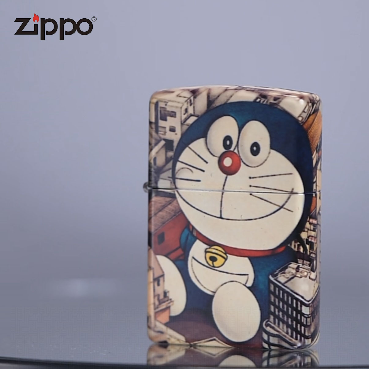 ZIPPO 打火机正品 205夜光哆啦A梦蓝胖子TC9902BM 0338