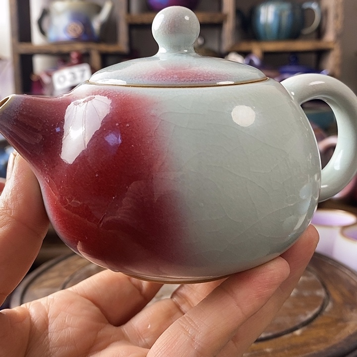 大*河中国神后钧瓷茶具