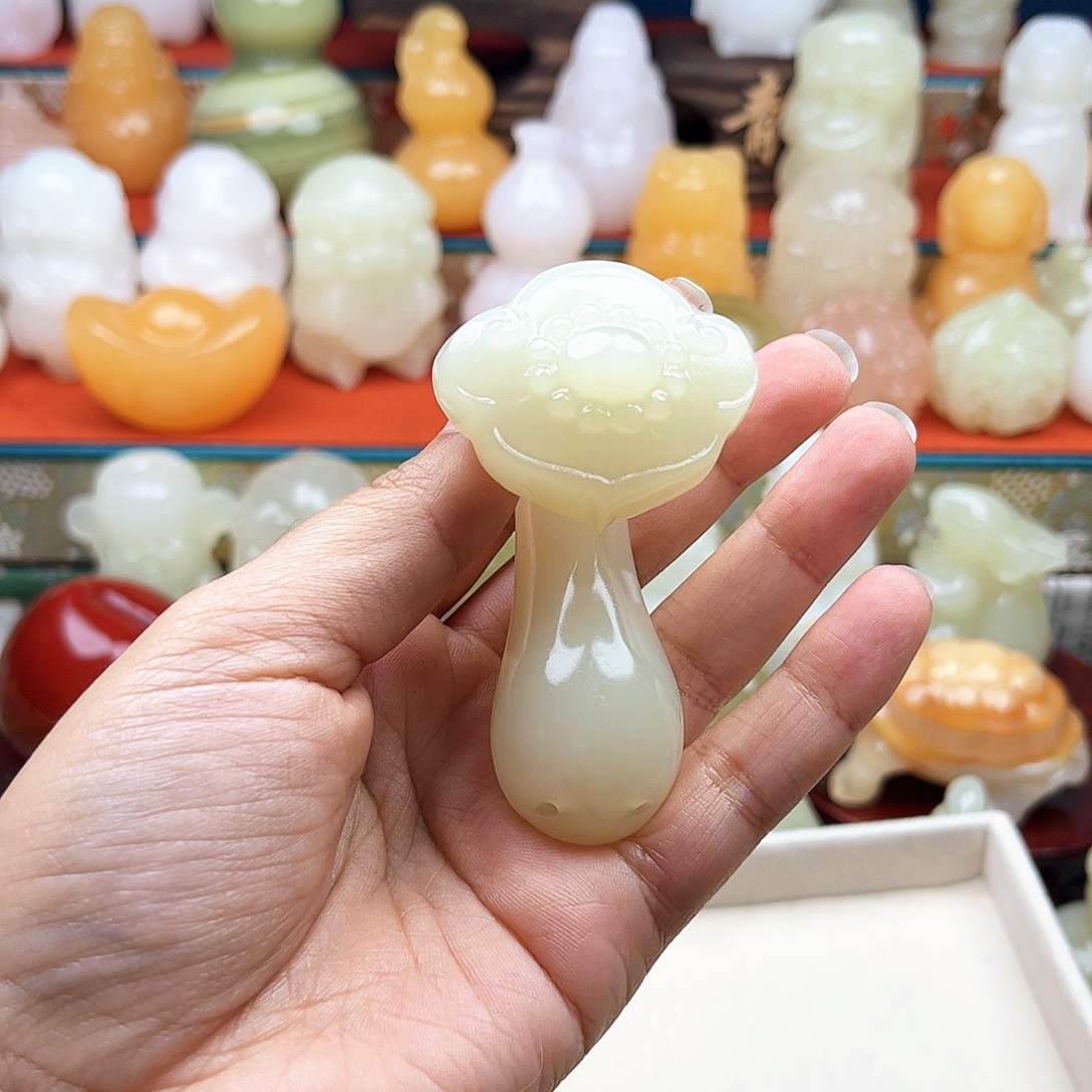 当***熙石材如意手把摆件