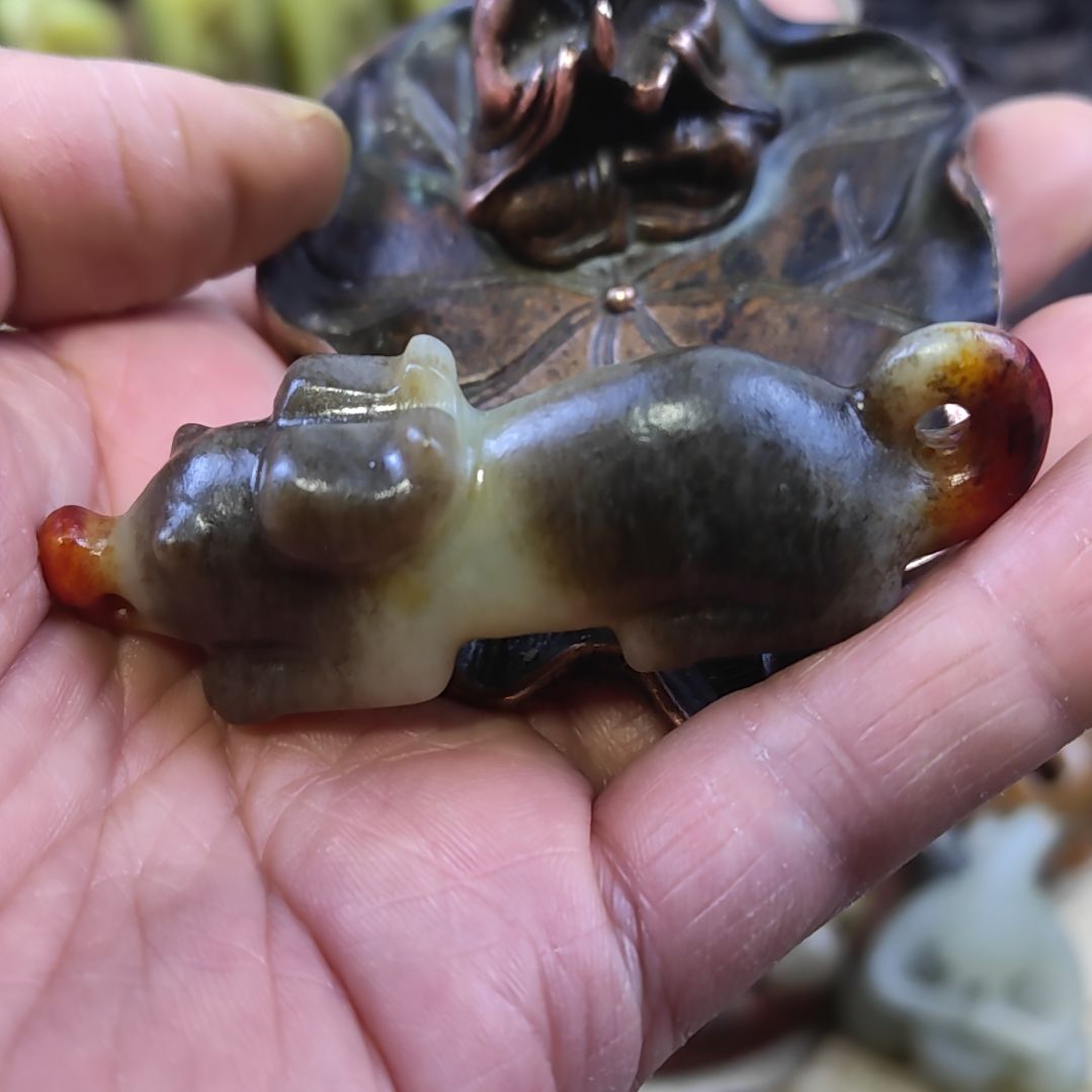 摆件铜器摆件茶摆件茶宠物