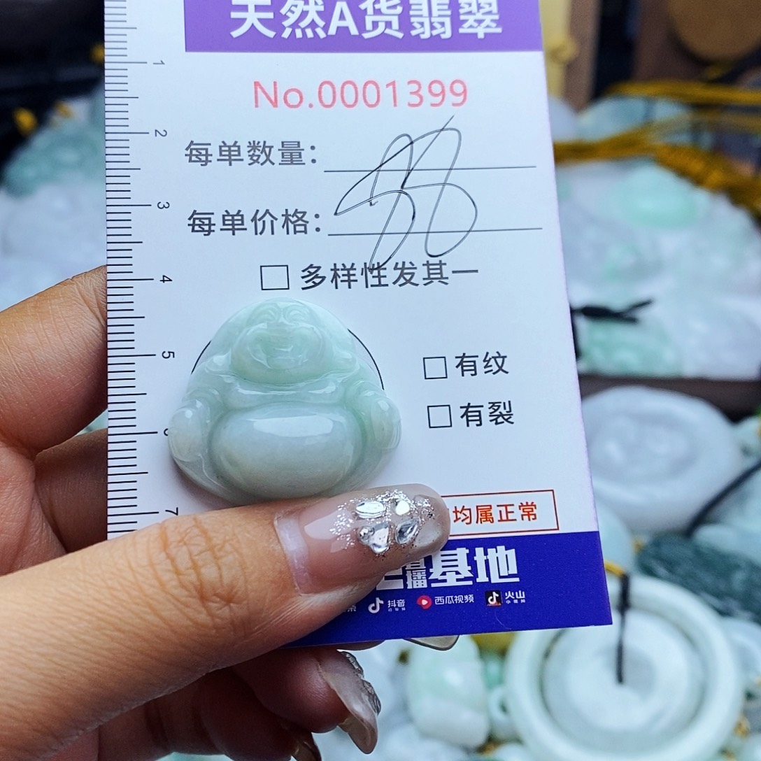 翡翠未镶嵌毛衣链1399