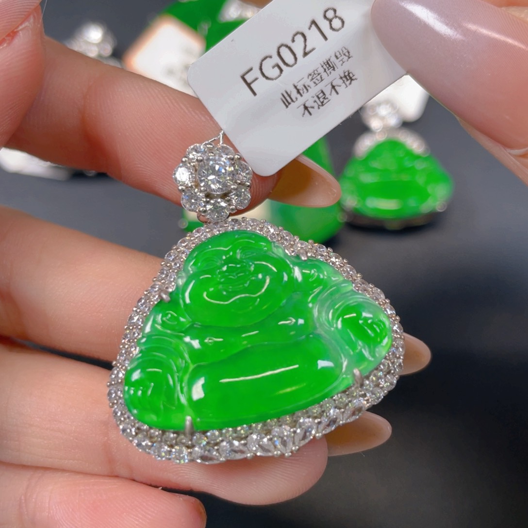 【闪购商品】颈饰银S925镶嵌翡翠翡翠