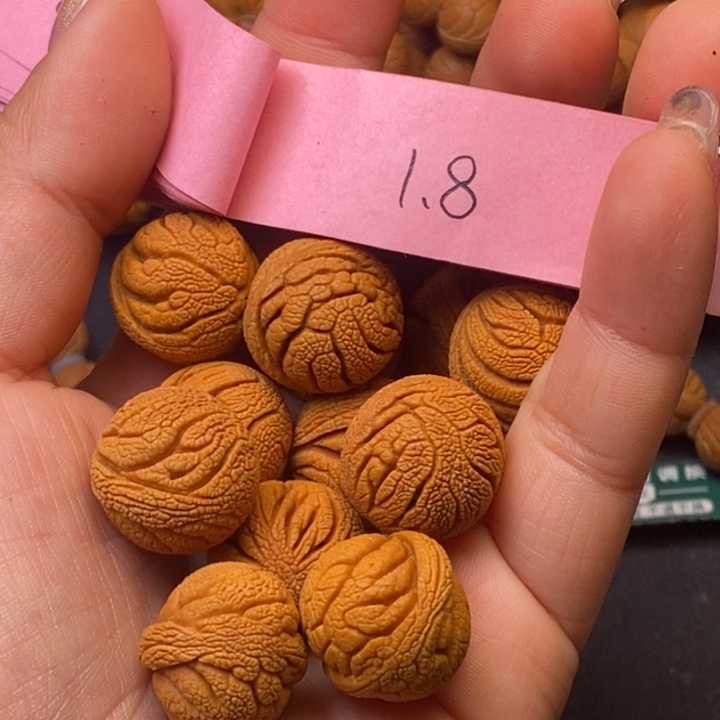 秦岭龙纹桃核14颗