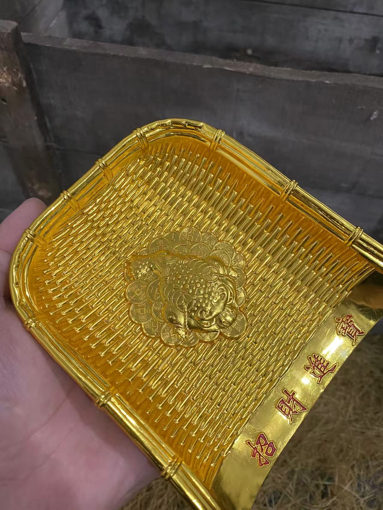 精美手工艺术摆件现代仿古制品046簸箕