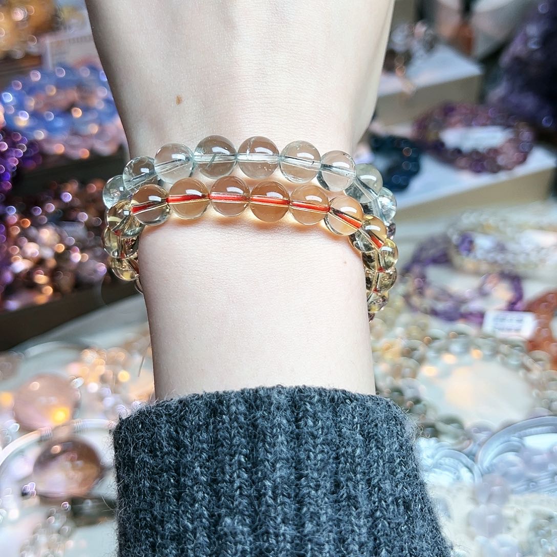 水晶手链未镶嵌芒*青黄水