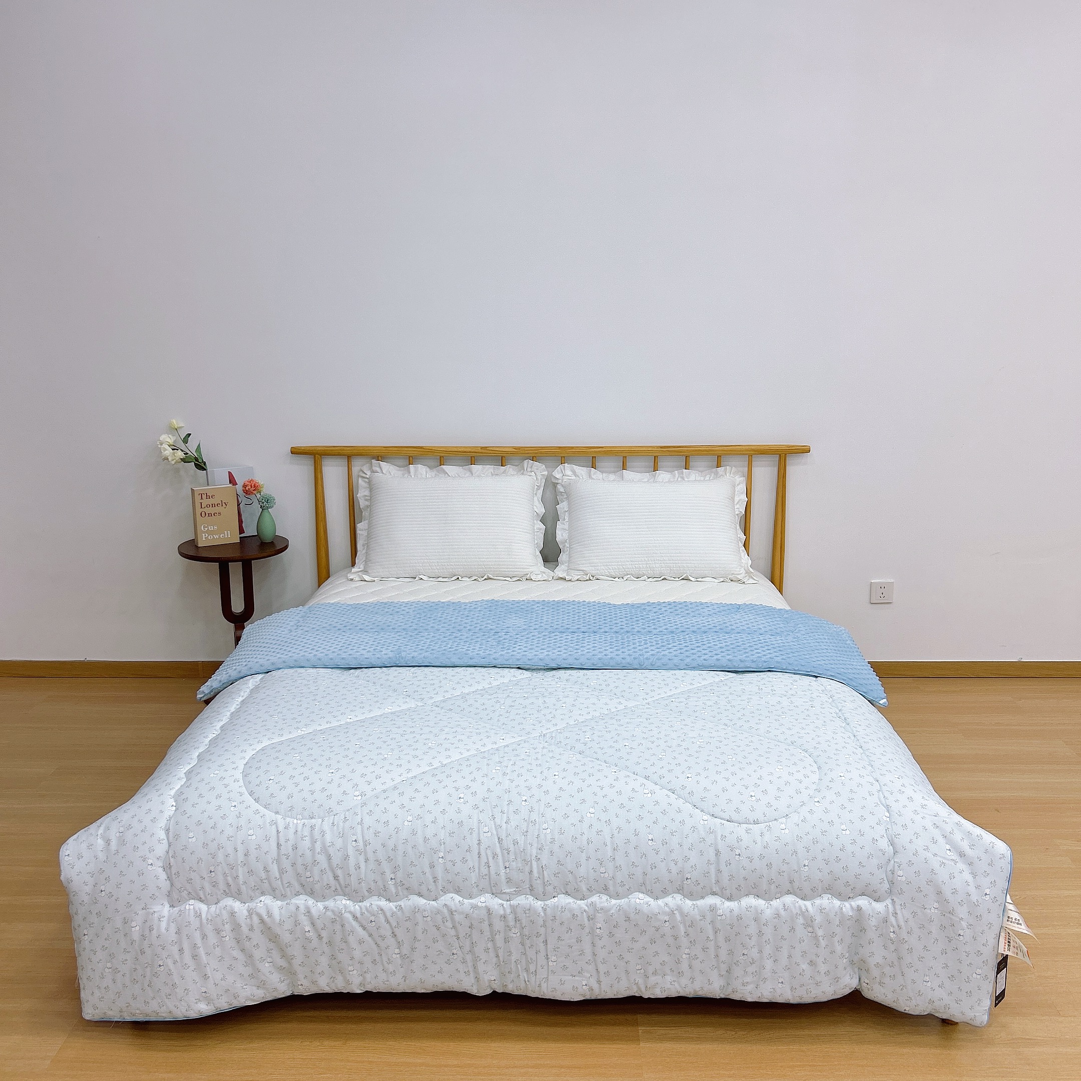 【小兔】全棉双层纱豆豆被 柔软亲肤保暖春秋冬季被子 一条