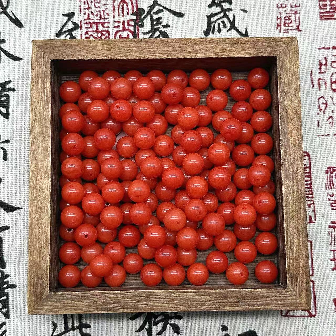 【柿柿如意10mm】石英质玉散珠 手工diy串珠多样性发一