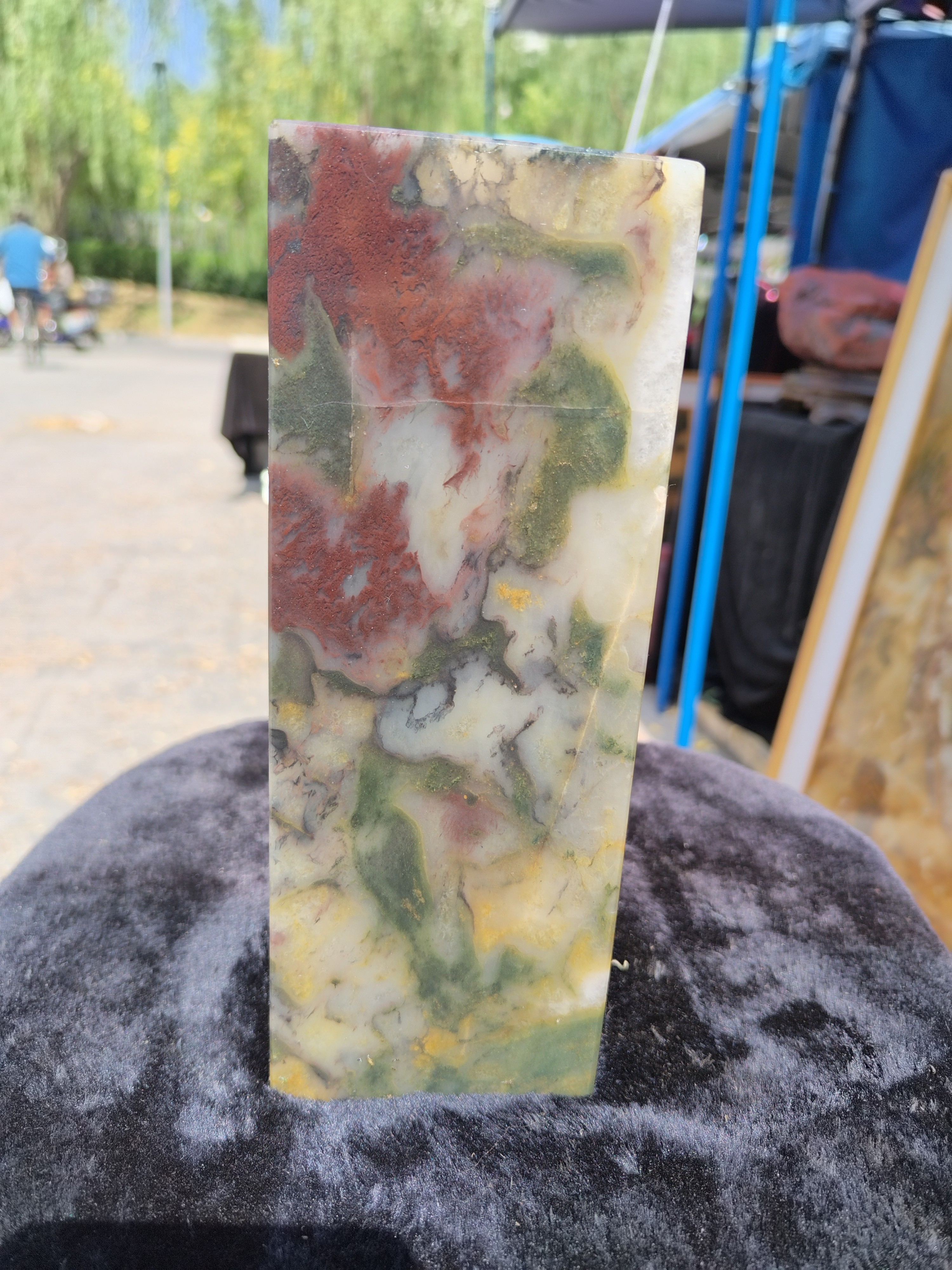 桂林鸡血玉印章收藏