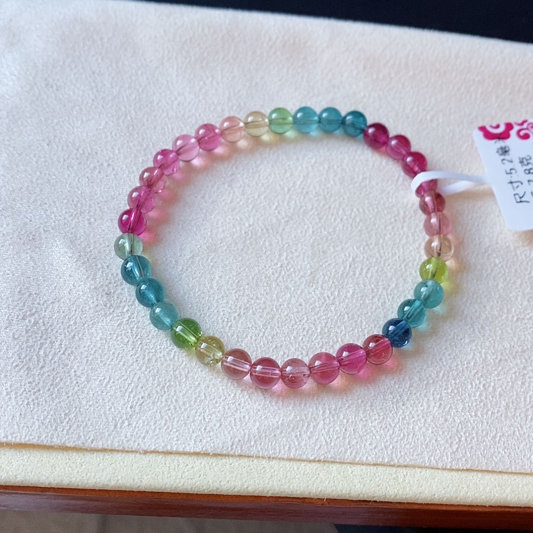 碧玺碧玺手链未镶嵌