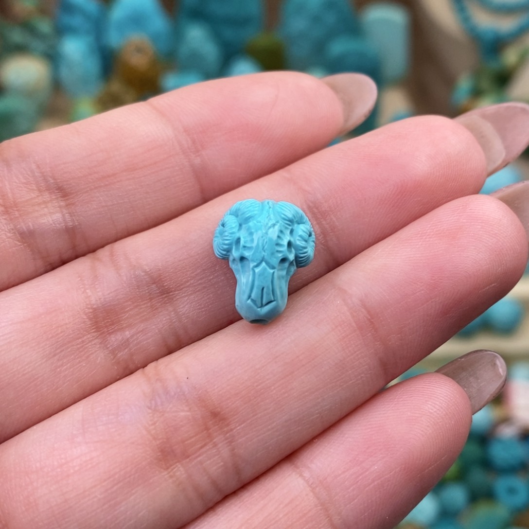 绿松石珠宝奇石未镶嵌