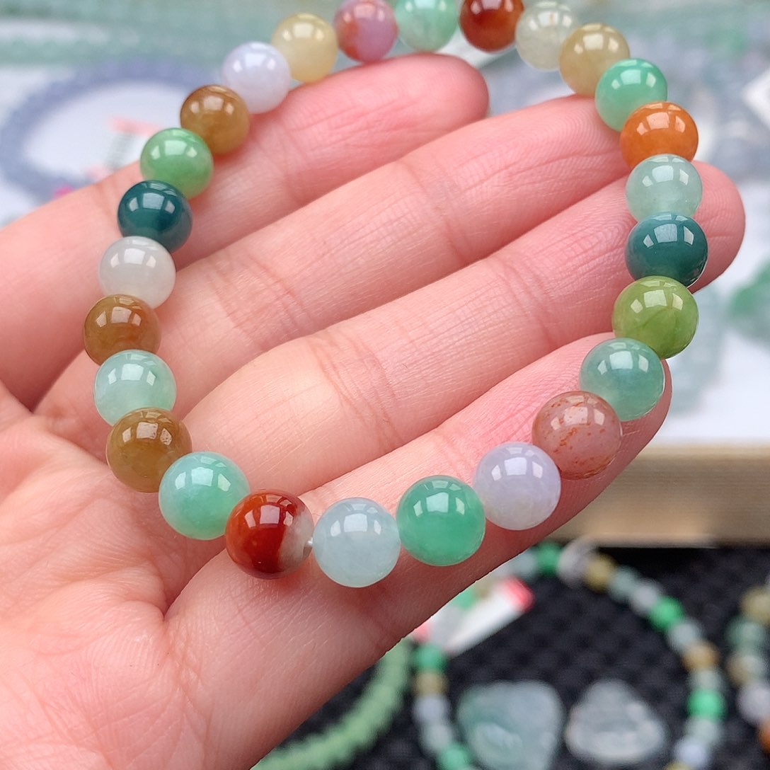 翡翠手链未镶嵌翡翠卡7.1