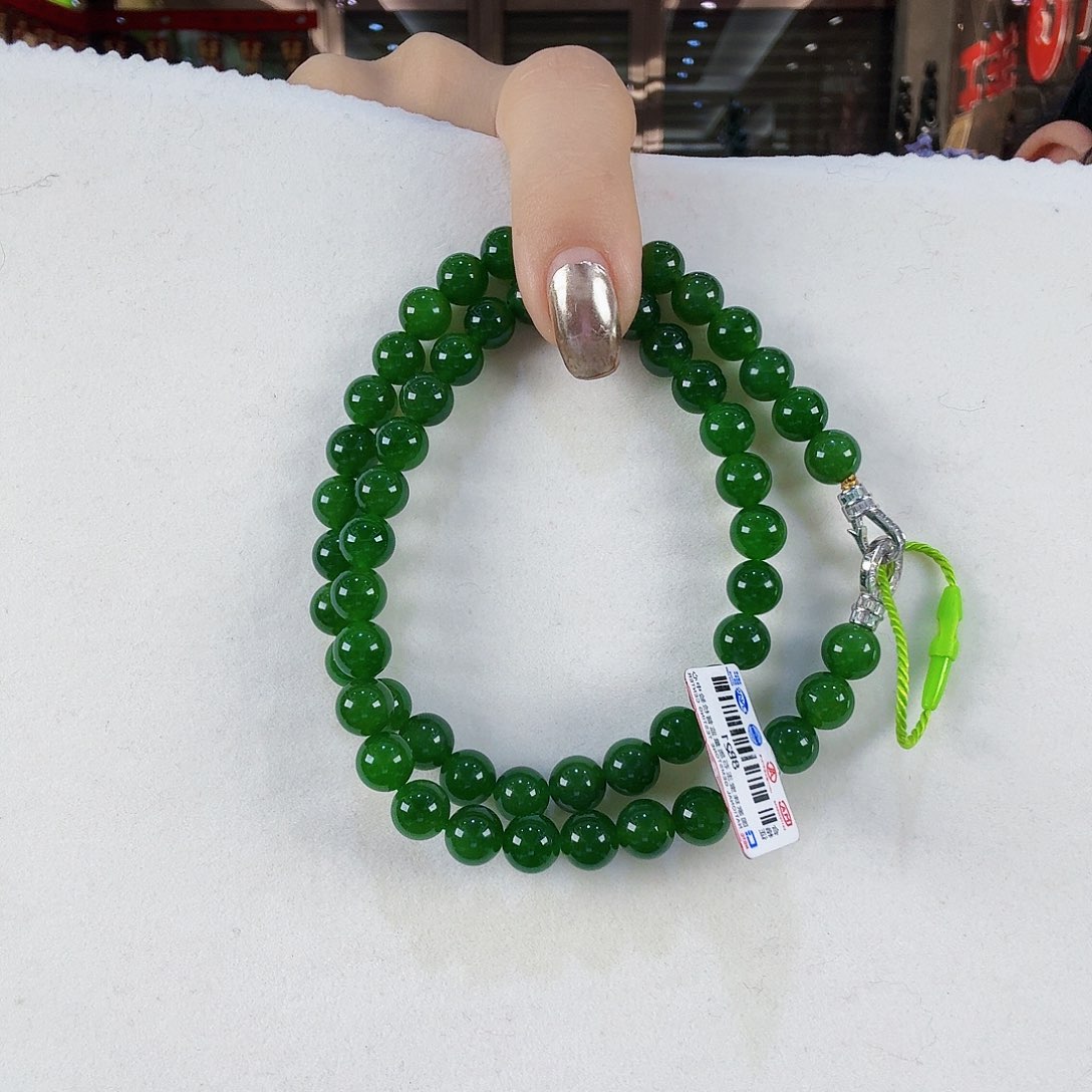 和田玉（碧玉）颈饰未镶嵌用****68B21