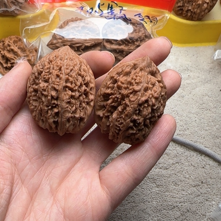 文玩核桃吊坠张*板大蒜头35