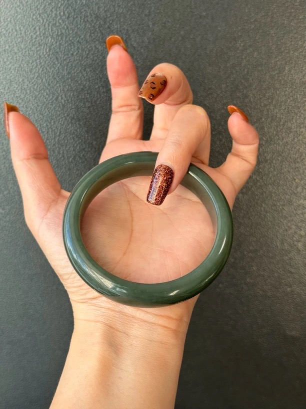 新疆且末蓝和田玉手镯