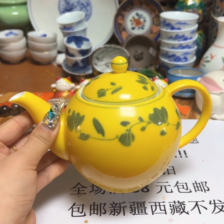 盖碗瓷器直播放漏中