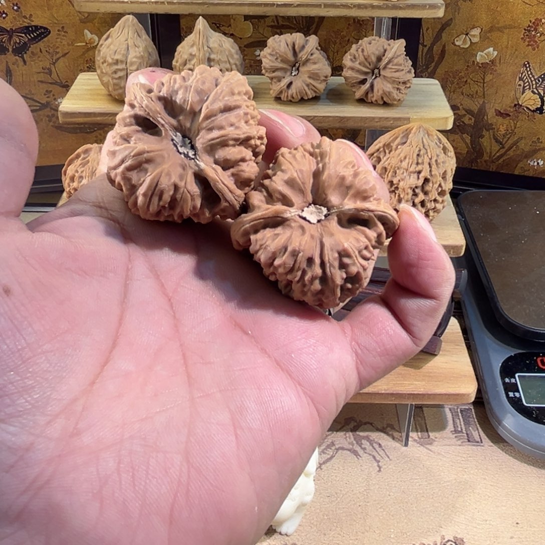 把件文玩核桃来**财