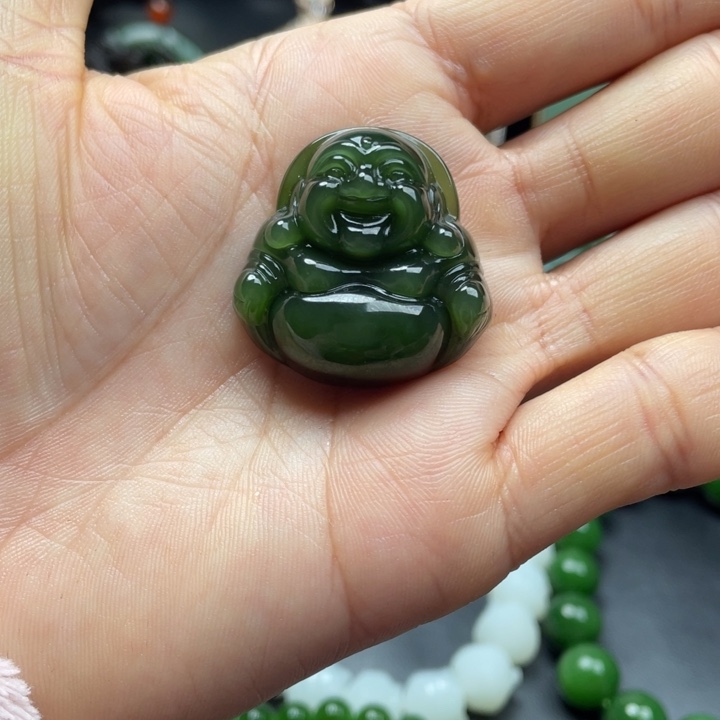 和田玉（碧玉）未镶嵌颈饰