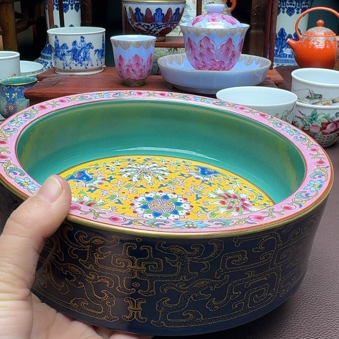 瓷片景德镇仿古手工制作精品展示
