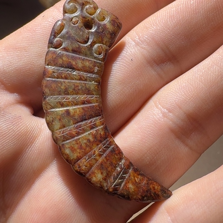 匹***夫和田玉（糖玉）未镶嵌车挂