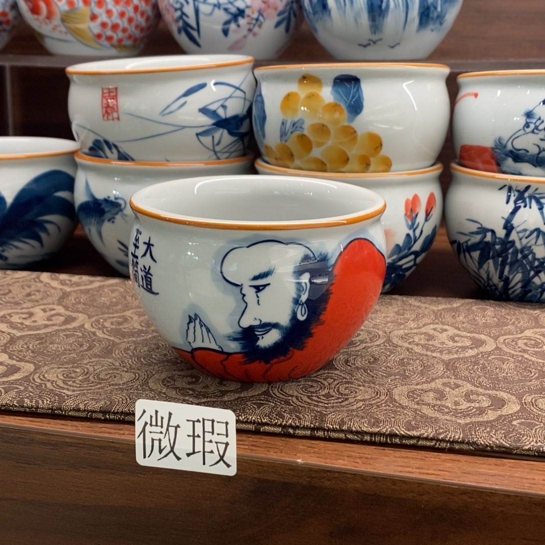 釉下彩手工绘制手工绘制