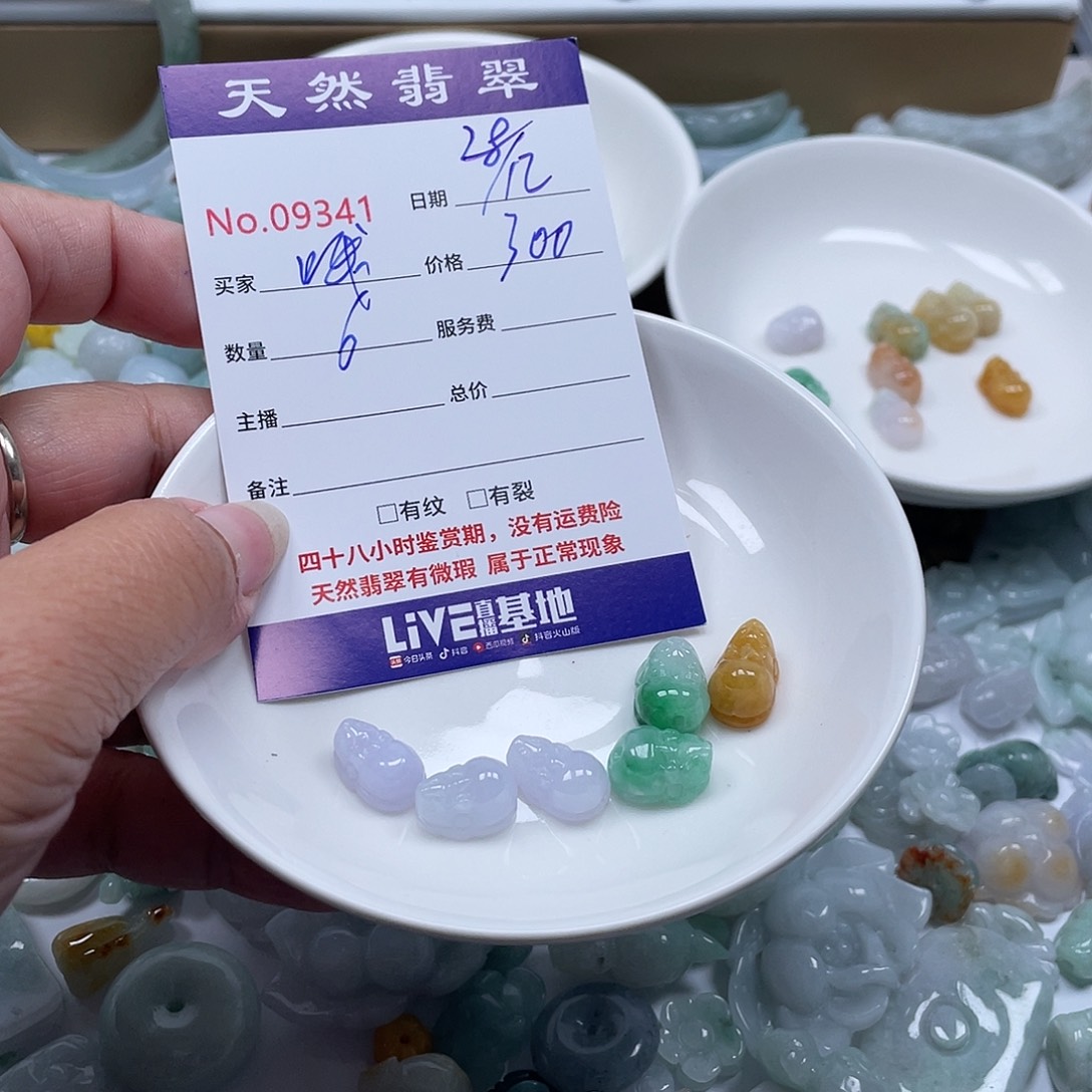 哇***哦翡翠未镶嵌颈饰15663