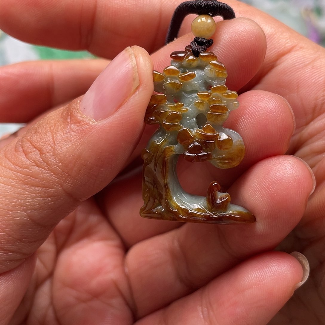 颈饰未镶嵌翡翠翡玉缘翡翠