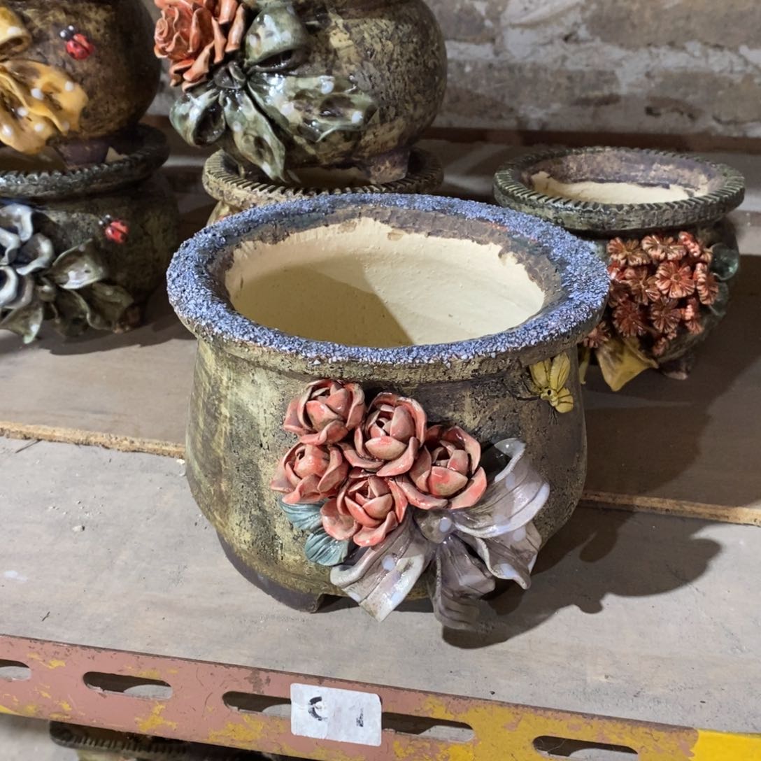 红陶心*青藤花器多肉花盆